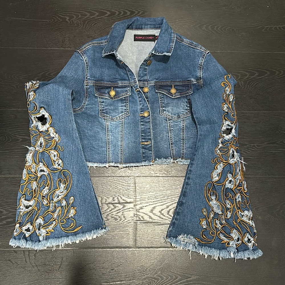 Purple candy Jean jacket